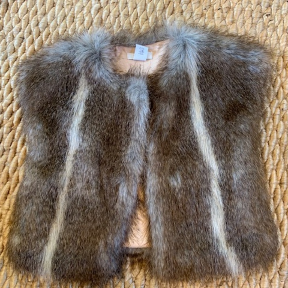 Kids Faux Fur Cozy Vest